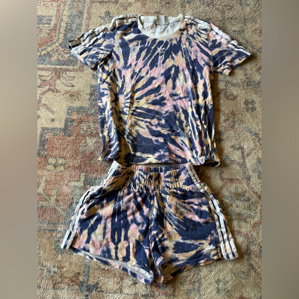 Adidas Tie-dye Matching Set